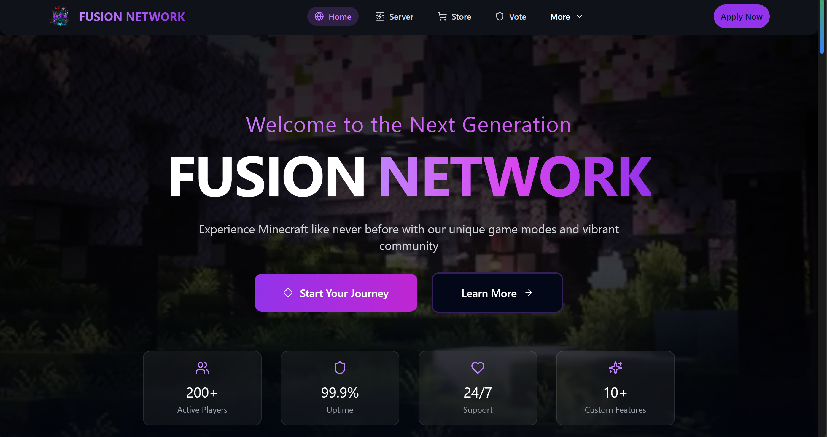 Fusion Network Website