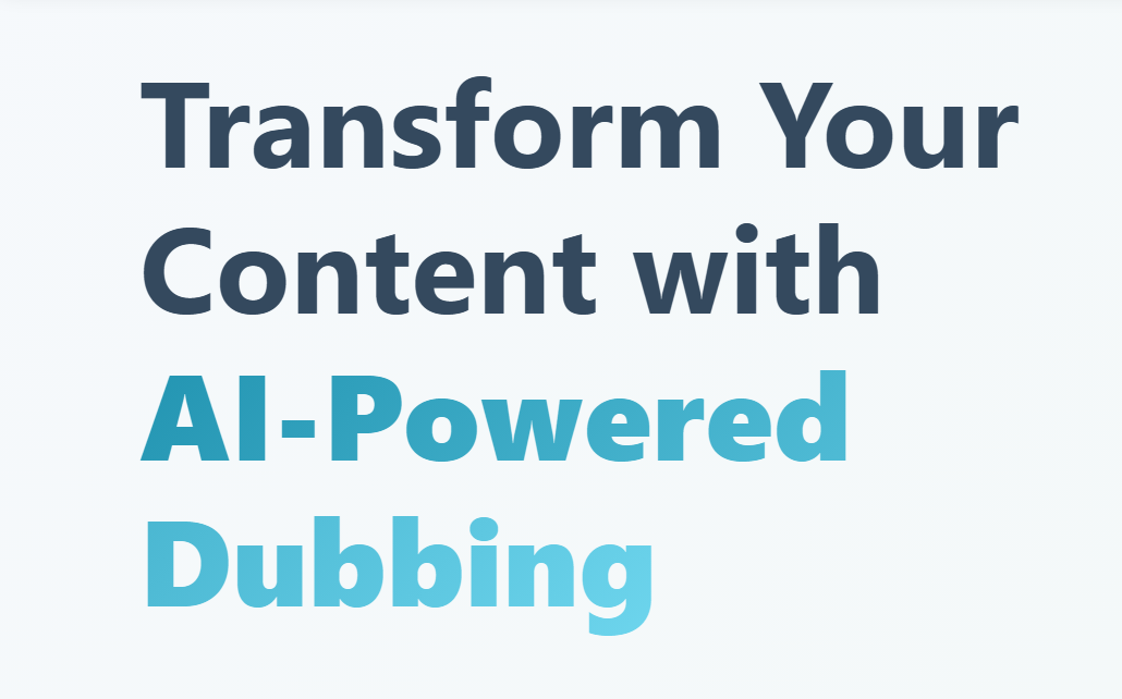 Movie Dubbing Frontend